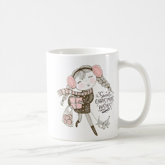 Mug Souhaits de Noël doux (Droite)