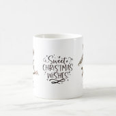 Mug Souhaits de Noël doux Patinage sur glace (Centre)