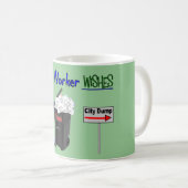 Mug Souhaits de travailleur postal--Drôle (Devant droit)