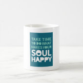 Mug Soul Happy Citations Inspirationnelles Positive Lu (Centre)