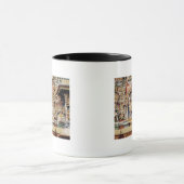 Mug Soulagement dépeignant l'équitation de Shiva et de (Centre)