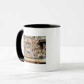 Mug Soulagement dépeignant l'équitation de Shiva et de (Devant gauche)