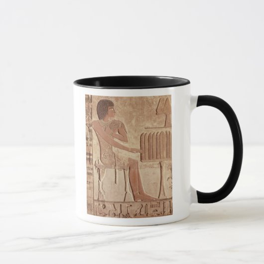 Mug Soulagement dépeignant les défunts assis (Droite)