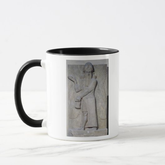 Mug Soulagement dépeignant un génie à ailes (Gauche)