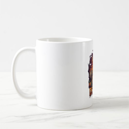 Mug Soulevé de terre Squelette Haltères Citrouilles d' (Gauche)