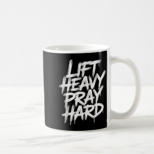 Mug Soulever Lourds Prier Fort Gym Cadeau Chrétien Jés