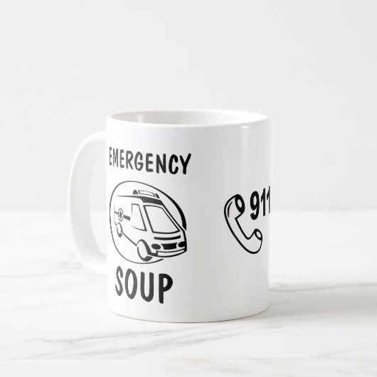 Mug Soupe à secours (Devant gauche)