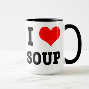 MUG SOUPE I HEART (LOVE)