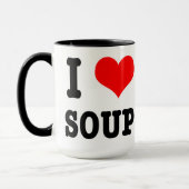 MUG SOUPE I HEART (LOVE) (Gauche)