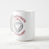 Mug Sourdough Sweetheart – Funny Valentine Gift (Devant gauche)