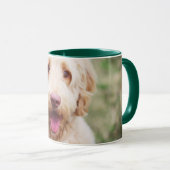 Mug Souriant d'endoodle doré (Devant droit)