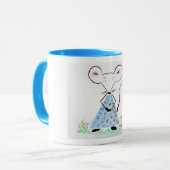 Mug Souricette au printemps (Devant gauche)