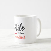 Mug Souriez et dites alhamdulillah (Devant droit)