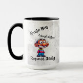 Mug "Souriez gros, riez souvent, répétez quotidienneme (Gauche)