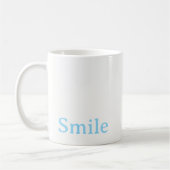 Mug Sourire Bleu Clair  (Gauche)
