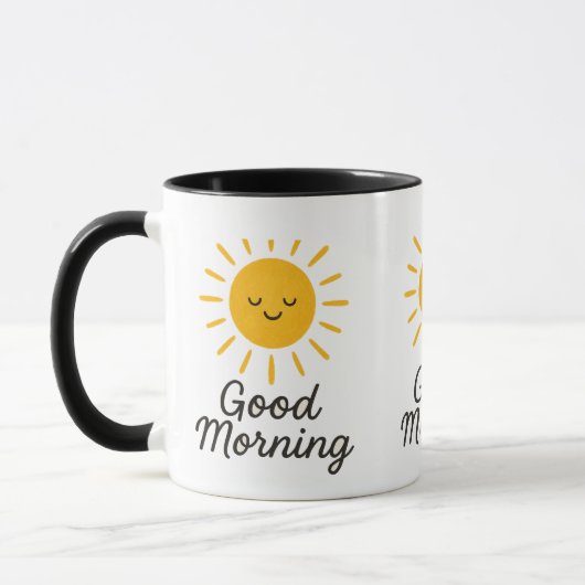 Mug sourire Bonjour (Gauche)