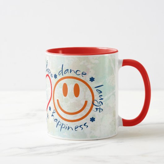 Mug Sourire d'amour de paix (Droite)