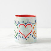 Mug Sourire d'amour de paix (Centre)