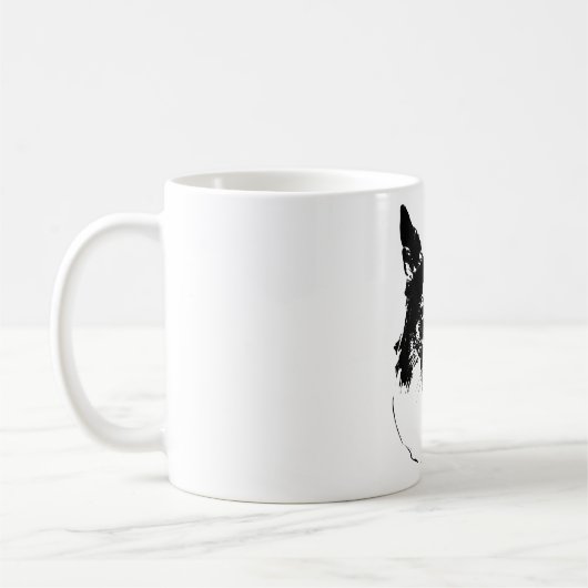 Mug Sourire d'automne en encre (Gauche)