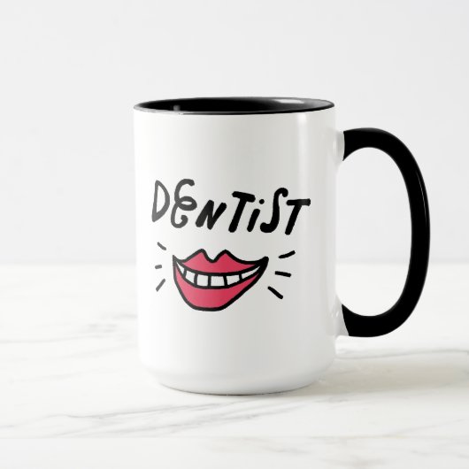 Mug Sourire de dentiste (Droite)