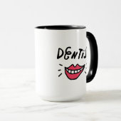 Mug Sourire de dentiste (Devant droit)