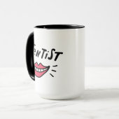 Mug Sourire de dentiste (Devant gauche)