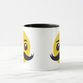 Mug Sourire de moustache de Kawaii (Centre)