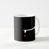 Mug Sourire de vampire (Devant droit)