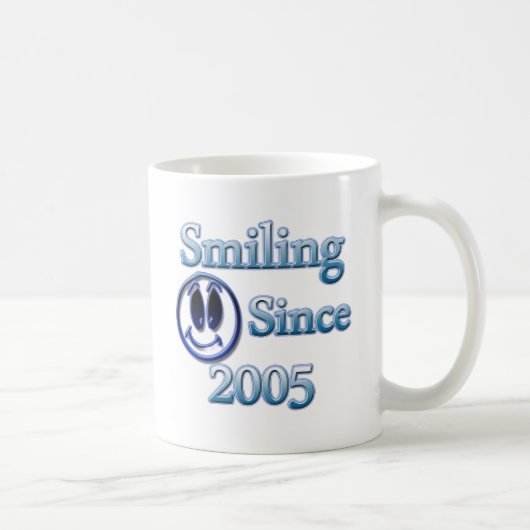 Mug Sourire depuis 2005 (Droite)