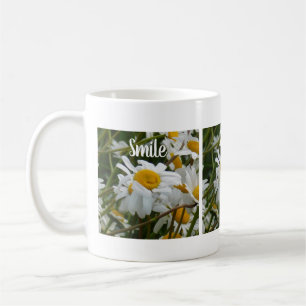 Mug Sourire - Fleur Heureuse Visage Sourire Marguerite