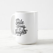 Mug Sourire fort, Lutte tranquille (Devant gauche)