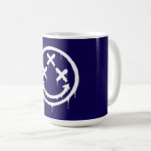 Mug Sourire Graffiti aux Yeux Triple X (Devant droit)