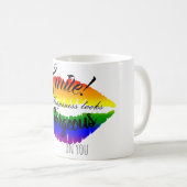 Mug Sourire inspiré (Devant droit)