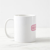 Mug Sourire jour heureux rose (Gauche)