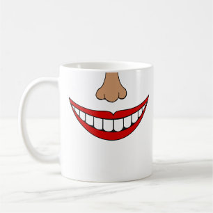 Mug Sourires amusants Lèvres et dents de la bouche ro