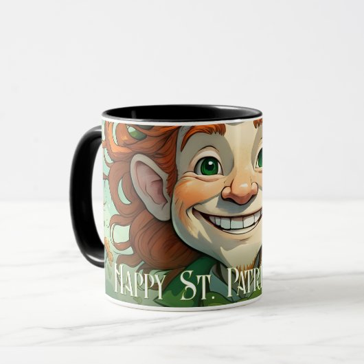 Mug Sourires chanceux à la Saint-Patrick (Devant gauche)