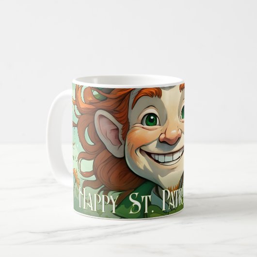 Mug Sourires chanceux à la Saint-Patrick (Devant gauche)