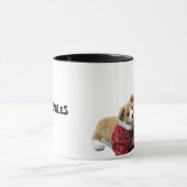 Mug Sourires de matin de corgi (Centre)