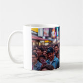 Mug "Sourires de rue bondée" (Gauche)