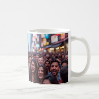 Mug "Sourires de rue bondée"