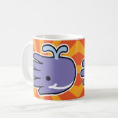 Mug Sourires pourpres de baleine (Devant gauche)