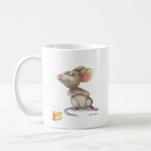 Mug Souris adorable et dessin animé de fromage