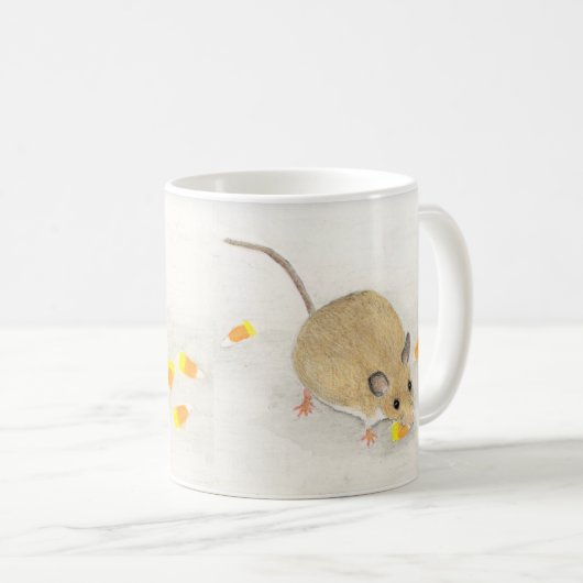 Mug Souris avec Cornes à bonbons (Devant droit)