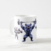 Mug Souris Bodybuilder Brillant Équipe d'Entraînement (Devant gauche)
