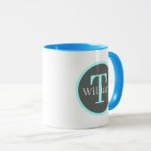 Mug souris chef mignonne ajouter monogramme (Devant droit)