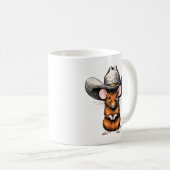 Mug Souris Cowboy, Souris de Campagne (Devant droit)