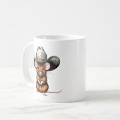 Mug Souris Cowboy, Souris de Campagne (Devant gauche)
