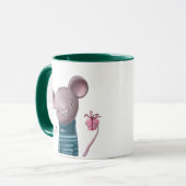 Mug Souris Cute Avec Cadeau Nom Personnalisé (Devant gauche)