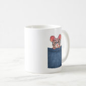 Mug Souris dans la poche (Devant droit)