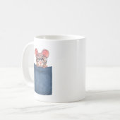 Mug Souris dans la poche (Devant gauche)
